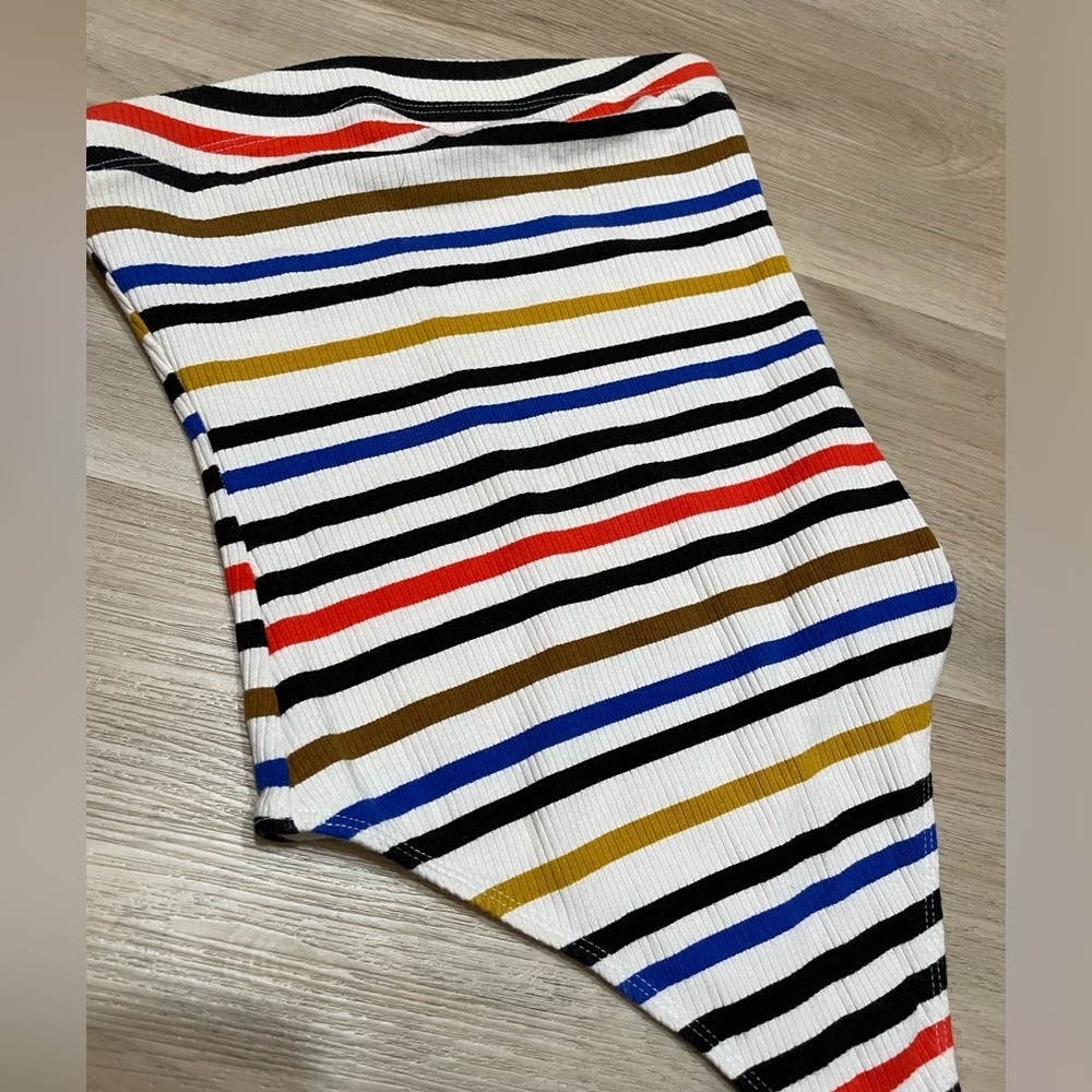 URBAN OUTFITTERS “Out From Under” Striped TubeTop Body Suit. Size Small